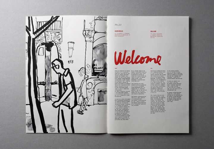 El Palauet Living Barcelona / Corporate brochure for luxury apartments. 2010