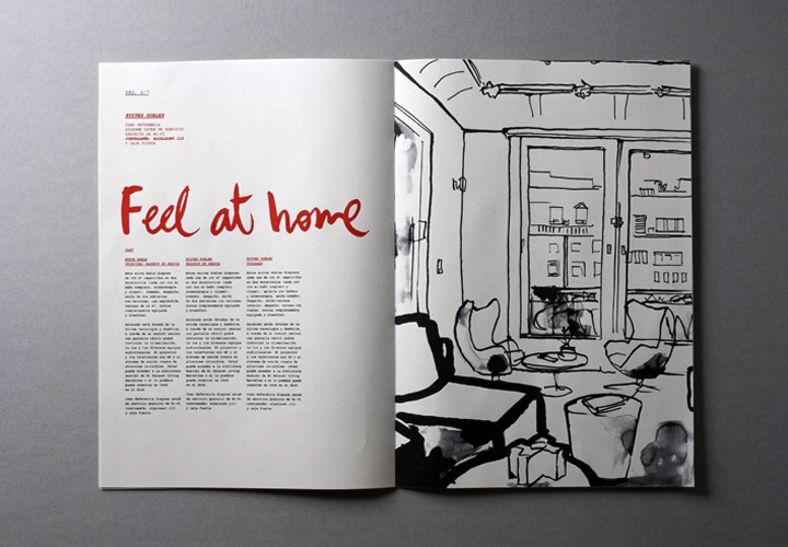 El Palauet Living Barcelona / Corporate brochure for luxury apartments. 2010