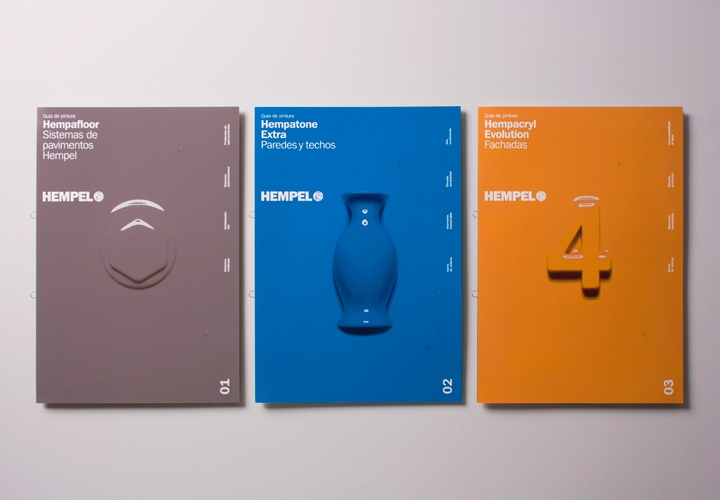 Hempel / Corporate Brochures for paint supplier. 2011