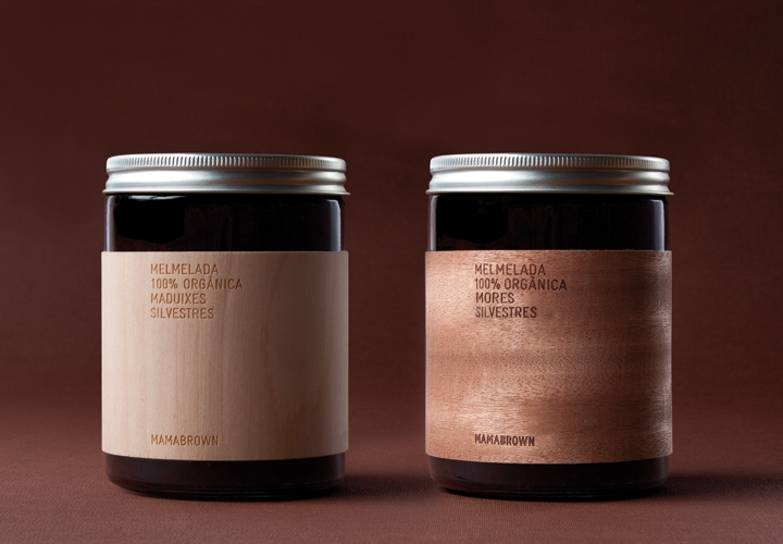 Packaging design for Spanish organic produce maker Mamabrown. Palamós, Girona 2008