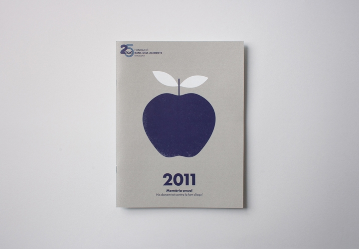 Annual report and communication campaign for a food bank. 2012
