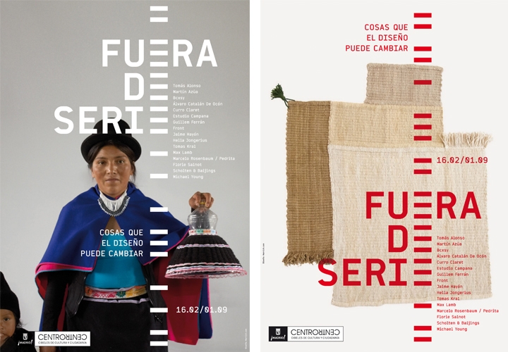 CentroCentro. Madrid / 'Fuera de Serie' poster design and exhibition graphics. 2013 