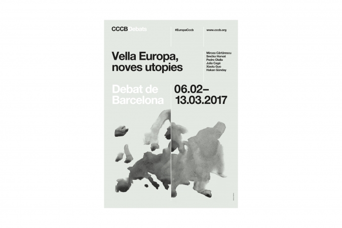CCCB Debats / Vella Europa poster / Illustration: Pol Montserrat. 2017