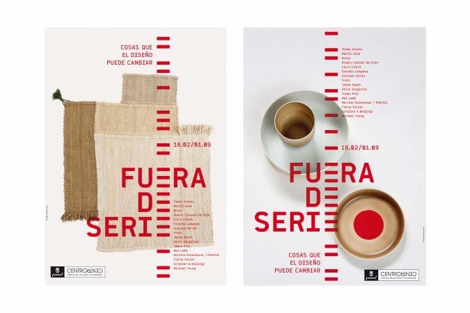 CentroCentro / Fuera de Serie exhibition posters. 2009