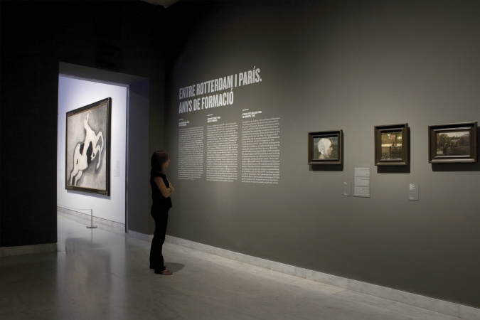 Museu Picasso Barcelona / Kees Van Dongen exhibition graphics / Museography: Guri Casajuana. 2009
