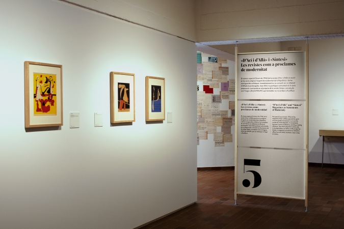 Fundació Joan Miró / Miró-ADLAN - Exhibition Graphics / Museography: Albert Imperial / 2021