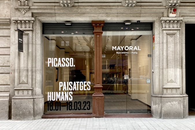 Galeria Mayoral / Picasso. Paisatges Humans - Exhibition Graphics. 2023